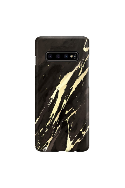 SAMSUNG - Galaxy S10 - 3D Snap Case - Marble Ivory Black