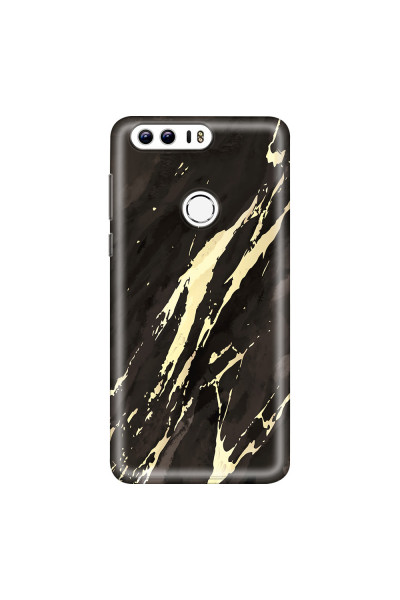 HONOR - Honor 8 - Soft Clear Case - Marble Ivory Black