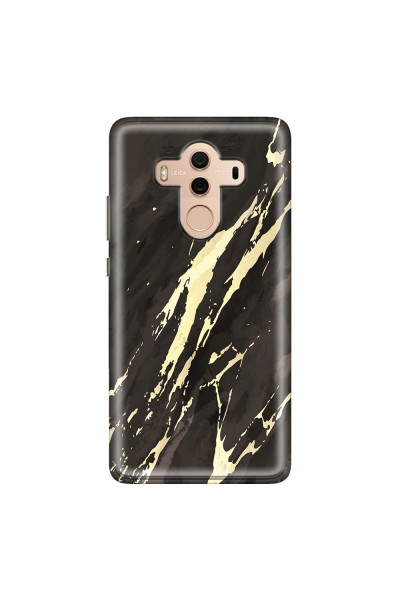 HUAWEI - Mate 10 Pro - Soft Clear Case - Marble Ivory Black