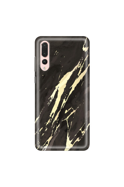 HUAWEI - P20 Pro - Soft Clear Case - Marble Ivory Black