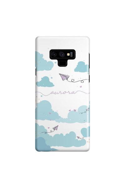 SAMSUNG - Galaxy Note 9 - 3D Snap Case - Up in the Clouds Purple