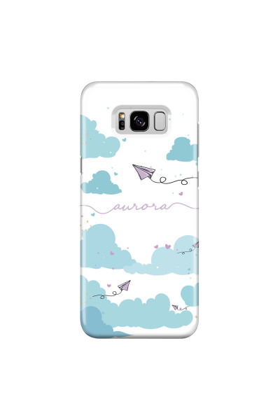 SAMSUNG - Galaxy S8 - 3D Snap Case - Up in the Clouds Purple