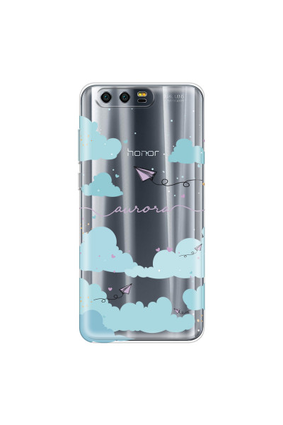 HONOR - Honor 9 - Soft Clear Case - Up in the Clouds Purple
