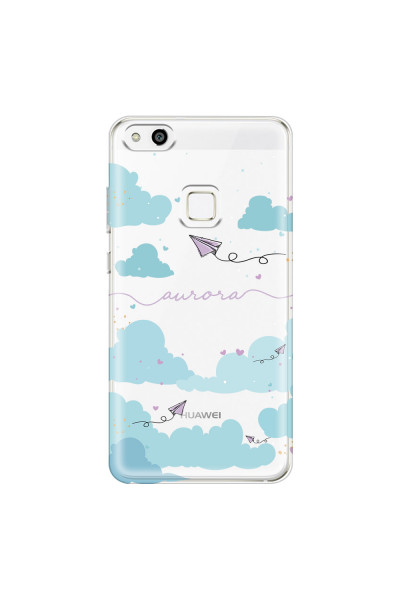 HUAWEI - P10 Lite - Soft Clear Case - Up in the Clouds Purple