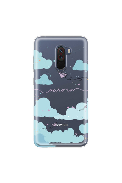 XIAOMI - Pocophone F1 - Soft Clear Case - Up in the Clouds Purple