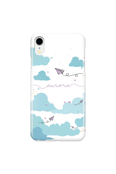 APPLE - iPhone XR - 3D Snap Case - Up in the Clouds Purple