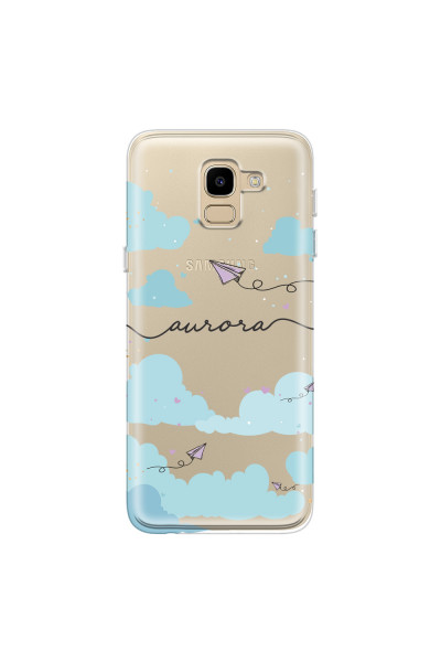 SAMSUNG - Galaxy J6 - Soft Clear Case - Up in the Clouds