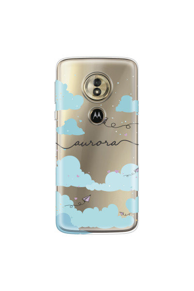 MOTOROLA by LENOVO - Moto G6 Play - Soft Clear Case - Up in the Clouds
