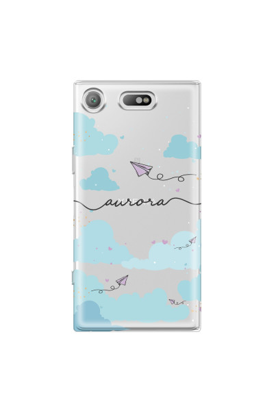 SONY - Sony XZ1 Compact - Soft Clear Case - Up in the Clouds