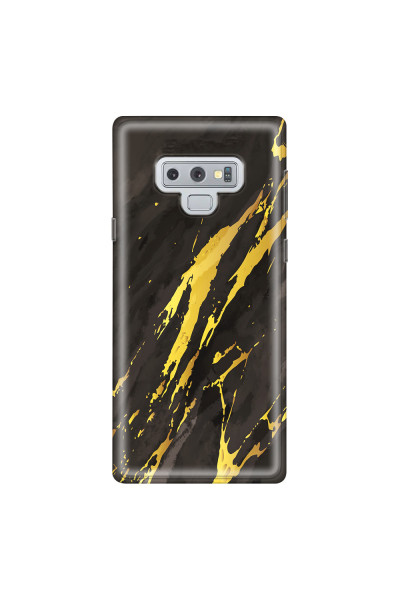 SAMSUNG - Galaxy Note 9 - Soft Clear Case - Marble Castle Black