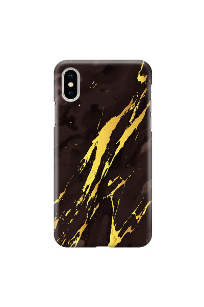 APPLE - iPhone XS Max - 3D Snap Case - Marble Royal Black