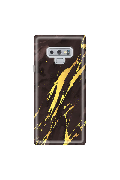 SAMSUNG - Galaxy Note 9 - Soft Clear Case - Marble Royal Black