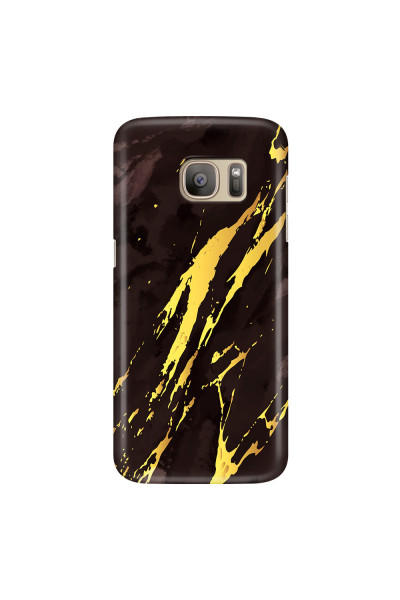 SAMSUNG - Galaxy S7 - 3D Snap Case - Marble Royal Black