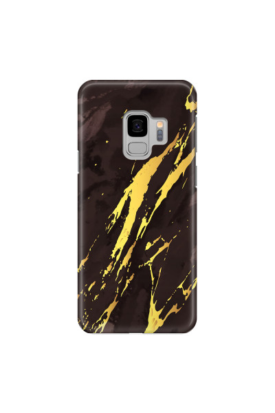 SAMSUNG - Galaxy S9 - 3D Snap Case - Marble Royal Black