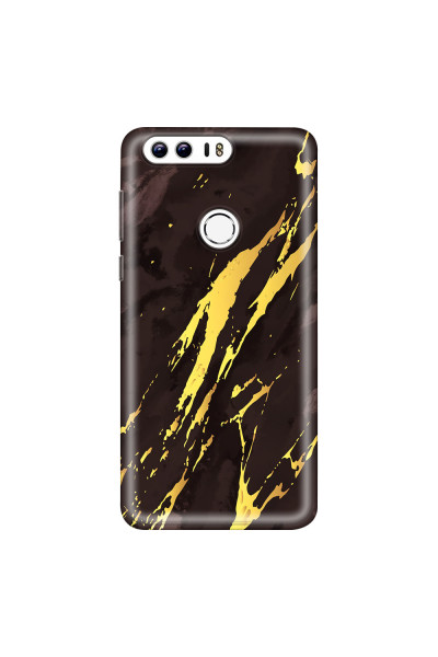 HONOR - Honor 8 - Soft Clear Case - Marble Royal Black