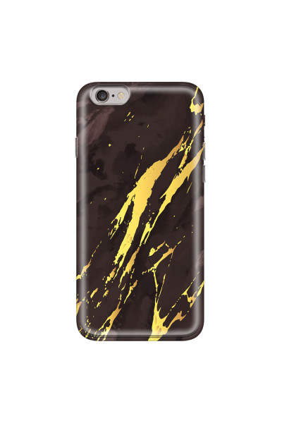 APPLE - iPhone 6S - Soft Clear Case - Marble Royal Black