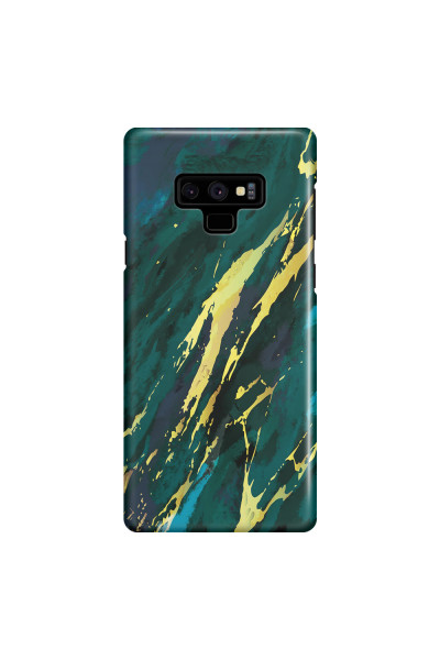 SAMSUNG - Galaxy Note 9 - 3D Snap Case - Marble Emerald Green