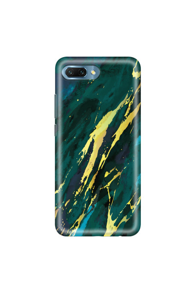 HONOR - Honor 10 - Soft Clear Case - Marble Emerald Green