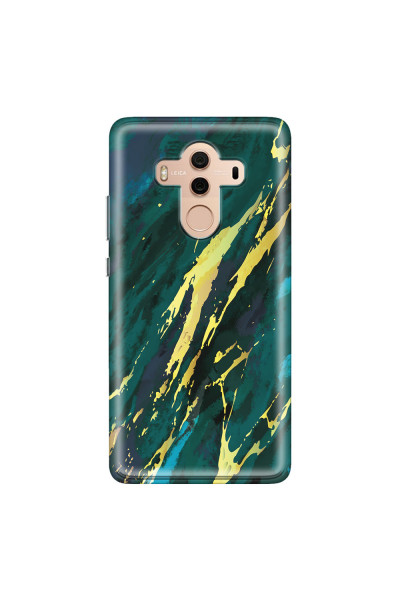 HUAWEI - Mate 10 Pro - Soft Clear Case - Marble Emerald Green