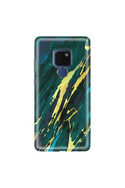 HUAWEI - Mate 20 - Soft Clear Case - Marble Emerald Green