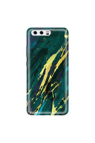 HUAWEI - P10 - Soft Clear Case - Marble Emerald Green