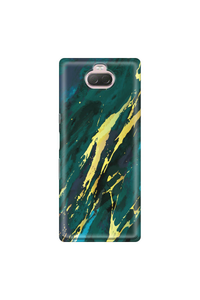 SONY - Sony 10 Plus - Soft Clear Case - Marble Emerald Green
