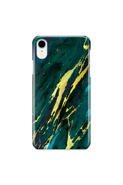 APPLE - iPhone XR - 3D Snap Case - Marble Emerald Green