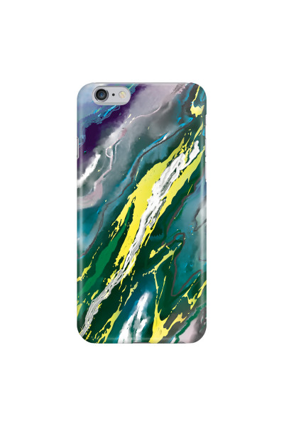 APPLE - iPhone 6S Plus - 3D Snap Case - Marble Rainforest Green