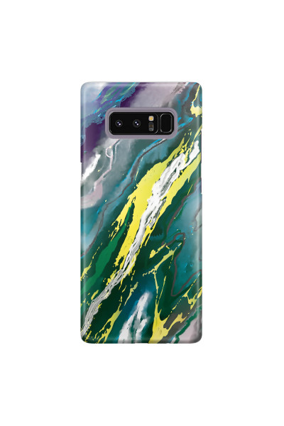 Shop by Style - Custom Photo Cases - SAMSUNG - Galaxy Note 8 - 3D Snap Case - Marble Rainforest Green