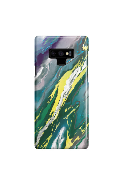 SAMSUNG - Galaxy Note 9 - 3D Snap Case - Marble Rainforest Green