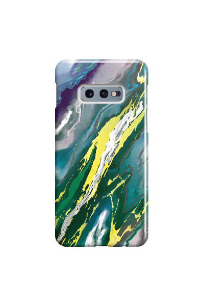 SAMSUNG - Galaxy S10e - 3D Snap Case - Marble Rainforest Green