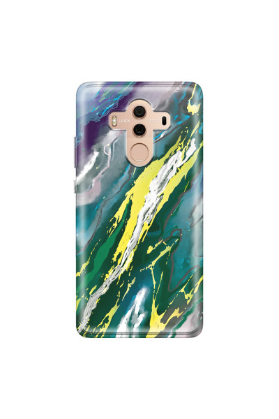 HUAWEI - Mate 10 Pro - Soft Clear Case - Marble Rainforest Green