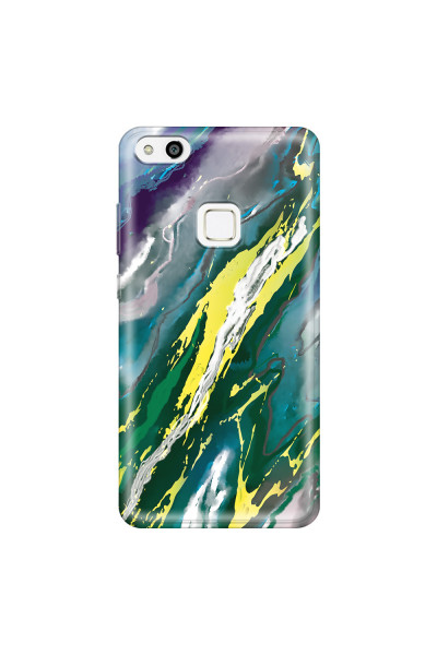 HUAWEI - P10 Lite - Soft Clear Case - Marble Rainforest Green