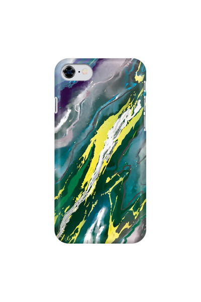 APPLE - iPhone 8 - 3D Snap Case - Marble Rainforest Green