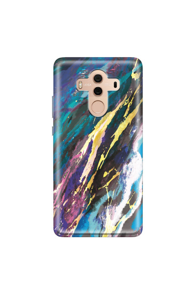 HUAWEI - Mate 10 Pro - Soft Clear Case - Marble Bahama Blue