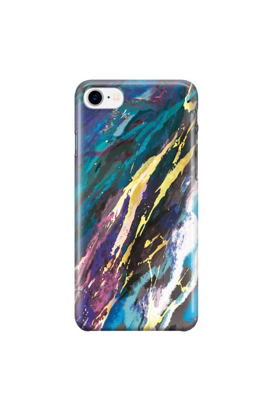 APPLE - iPhone 7 - 3D Snap Case - Marble Bahama Blue