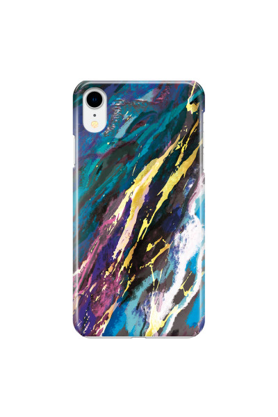 APPLE - iPhone XR - 3D Snap Case - Marble Bahama Blue