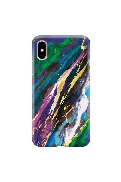 APPLE - iPhone XS Max - 3D Snap Case - Marble Emerald Pearl