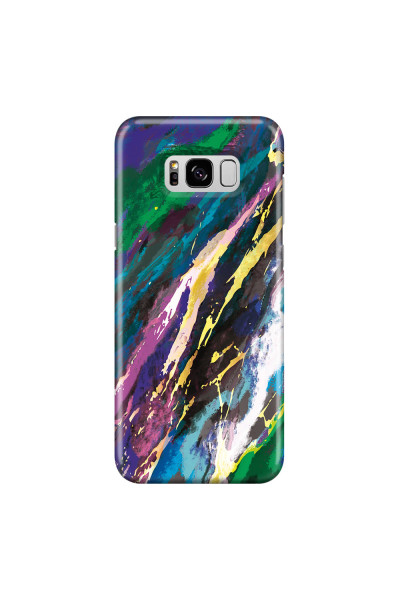 SAMSUNG - Galaxy S8 - 3D Snap Case - Marble Emerald Pearl