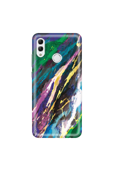 HONOR - Honor 10 Lite - Soft Clear Case - Marble Emerald Pearl