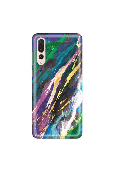 HUAWEI - P20 Pro - Soft Clear Case - Marble Emerald Pearl