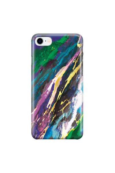 APPLE - iPhone 7 - 3D Snap Case - Marble Emerald Pearl