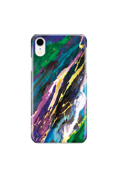 APPLE - iPhone XR - 3D Snap Case - Marble Emerald Pearl