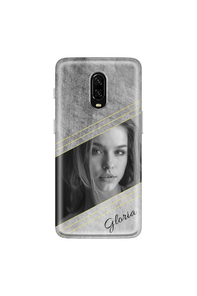 ONEPLUS - OnePlus 6T - Soft Clear Case - Geometry Love Photo