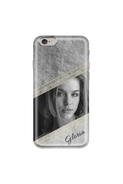 APPLE - iPhone 6S Plus - Soft Clear Case - Geometry Love Photo