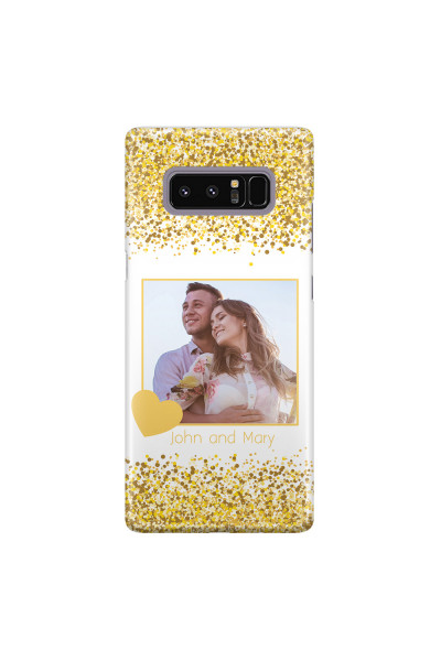 Shop by Style - Custom Photo Cases - SAMSUNG - Galaxy Note 8 - 3D Snap Case - Gold Memories