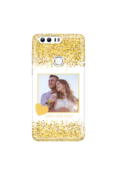 HONOR - Honor 8 - Soft Clear Case - Gold Memories