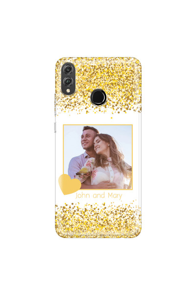 HONOR - Honor 8X - Soft Clear Case - Gold Memories