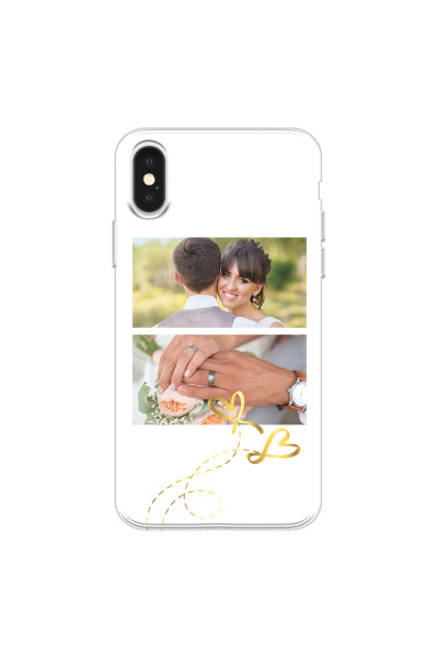 APPLE - iPhone X - Soft Clear Case - Wedding Day