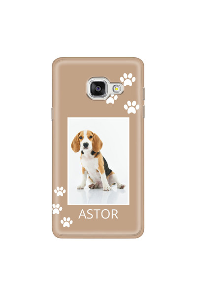 SAMSUNG - Galaxy A5 2017 - Soft Clear Case - Puppy